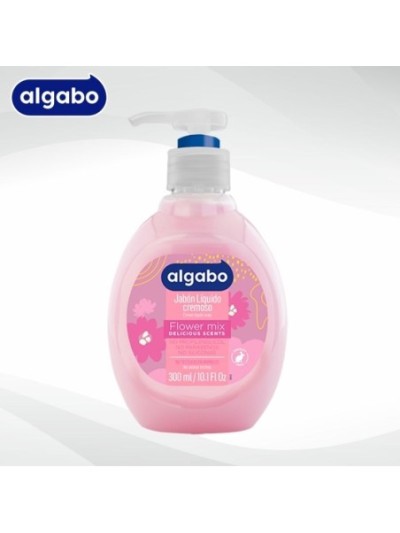 Algabo Jabon Liquido Cremoso Flower 300 ml