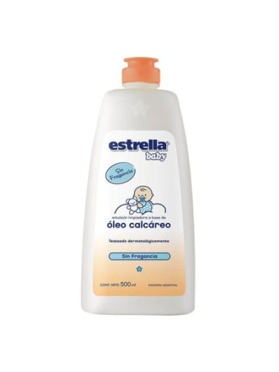 Comprar Estrella Oleo Calcaero Bebe sin fragancia 500 ml Mayorista al Mejor Precio!