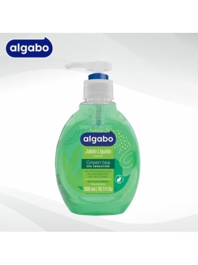 Algabo Jabon Liquido Green Tea con valvula 300 ml