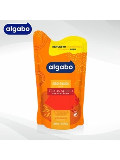 Algabo Jabon Liquido Citrus repuesto DP 300 ml