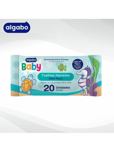 Algabo Baby Toallitas humedas 20 un