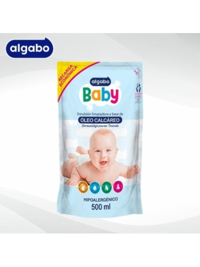 Algabo Baby Oleo Calcareo 500 ml Doypack