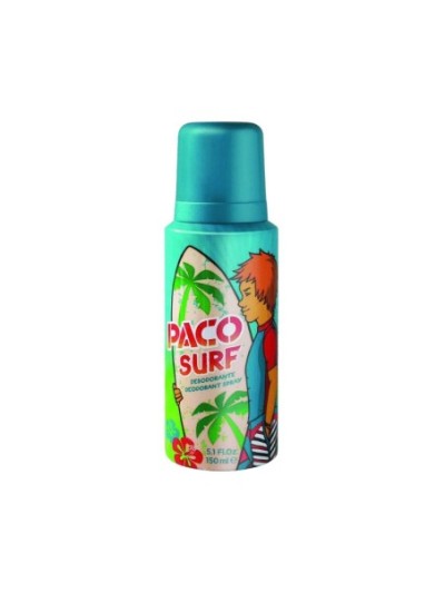 Comprar Desodorante Aerosol Paco Surf 150 ml Mayorista al Mejor Precio!