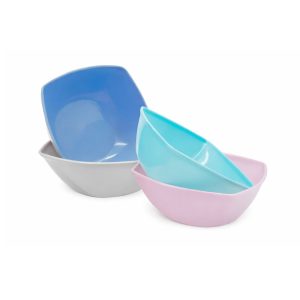 HZ PLASTIC COMPOTERA VARIOS COLORES CUADRADA