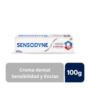 CREMA DENTAL SENSODYNE SENSIBILIDAD & ENCIAS X 100 GRS.
